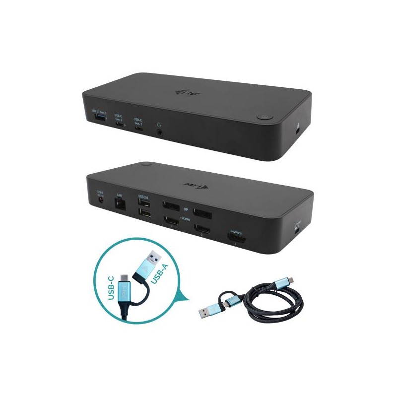 I-tec USB-C Docking Station CATRIPLEDOCKPDPRO USB-C/Thunderbolt 3