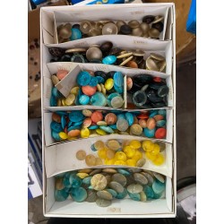 BOTTONI IN METTALO, LEGNO, PLASTICA 60 PEZZI A SCELTA COLORI MISTI E VARIE MISURE