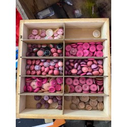 BOTTONI IN METTALO, LEGNO, PLASTICA 60 PEZZI A SCELTA COLORI MISTI E VARIE MISURE