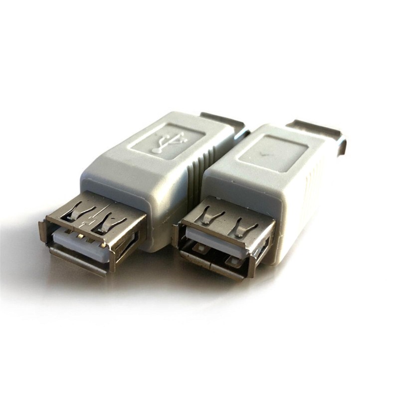Adattatore USB-A Femmina 2.0 USB-A Femmina Bianco