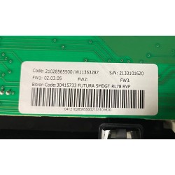 FRONTALE COMPLETO DI SCHEDA + CASSETTO DETERSIVO PER LAVATRICE HOTPOINT ARISTON NF723WKITN