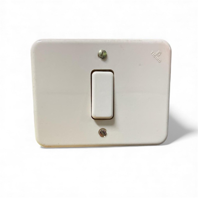 INTERRUTTORE  BTICINO DOMINO 3140 VINTAGE PER SCATOLA TONDA
