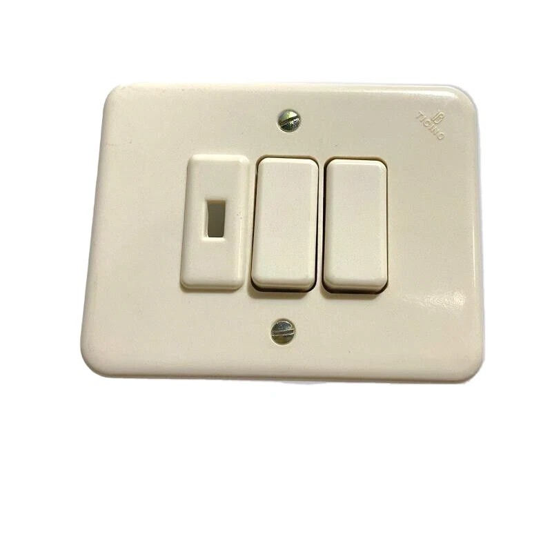 bticino 3152-b doppio deviatore 6A 250V+uscita cavo-serie domino vintage