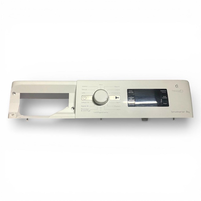 MASCHERINA FRONTALE + SCHEDA COMANDI 21027490501 PER LAVATRICE WHIRLPOOL FWGUTZU38 WS IT