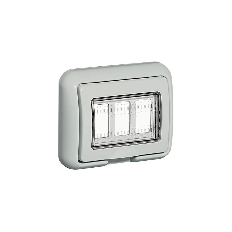 BTicino 25603 - Idrobox Magic / Matix placca IP55 grigia