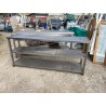 Tavolo da Lavoro Inox 200x50 cm – 3 Ripiani