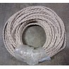 CAVO ELETTRICO A TTRECCIA 3 X 1,5 color avorio 1 METRO  NUOVO