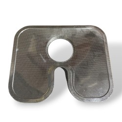 Filtro Piano Acciaio Inox Lavastoviglie Candy / Hoover