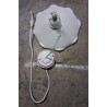 Lampadario a sospensione in ceramica bianca  usato