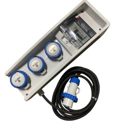 Quadro Elettrico da Cantiere Fanton 74300 ASC IP65 | 3 Prese CEE 16A + Cavo 4m