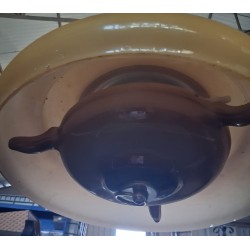 Lampadario a sospensione  degli anni 70  usato