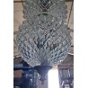 lampadario a sospensione vintage risalente  agli anni '60 o '70   usato
