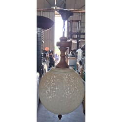lampadario vintage a globo...
