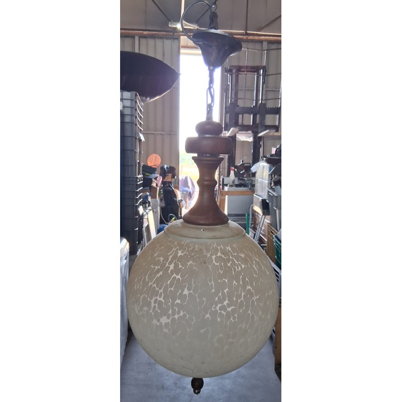 lampadario vintage a globo  anni 60 e 70   usato