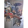 lampadario rustico a sospensione in stile "Arte Povera"   usato