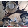 lampadario rustico a sospensione in stile "Arte Povera"   usato