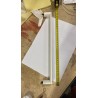 Maniglia Porta Forno IKEA LAGAN OV3 Bianca (Lunghezza Totale ~38,5 cm - Interasse ~36 cm)