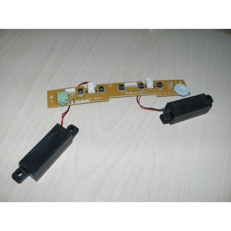 CONTROL PANEL BOARD MONITOR LCD ES677 VK-723 CON ALTOPARLANTI USATO lrx