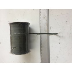 corda cordino cordoncino  piatto verde largo 6 mm rotolo da 500 metri