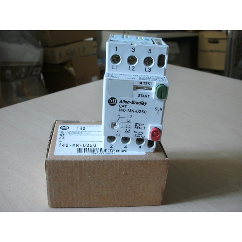 INTERRUTTORE AUTOMATICO 140-mn-0250 Allen Bradley