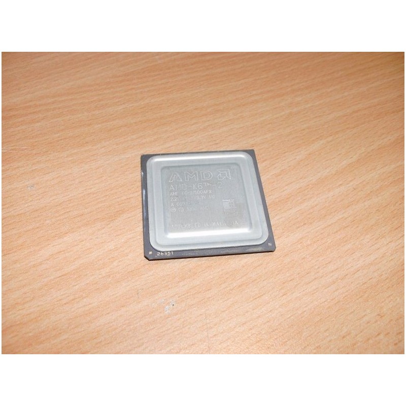 PROCESSORE CPU DA COLLEZIONISMO AMD K6-2/500AFX USATO NON GARANTITO lrx