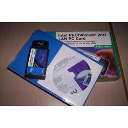 SCHEDA DI RETE INTEL PRO/WIRELESS 2011 LAN  PC CARD NUOVO  lrx1.3