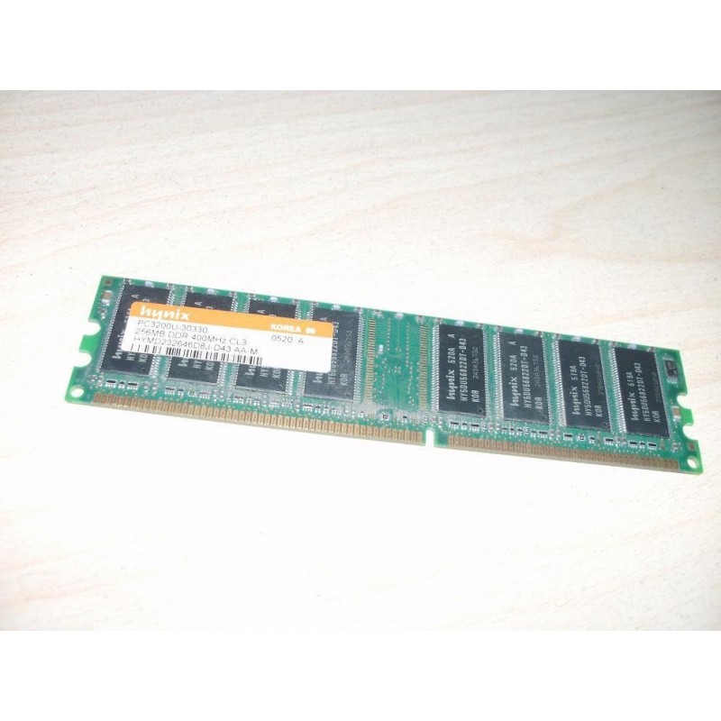 MEMORY RAM HYNIX HYMD232646D8J-D43 PC3200U-30330 256MB DDR CL3 USATO lrx125