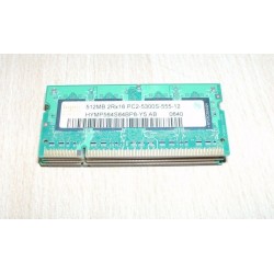 MEMORY RAM PER NOTEBOOK HYNIX HYMP564S64CP6-Y5 AB 512MB 2RX16 PC2-5300 USATO lrx