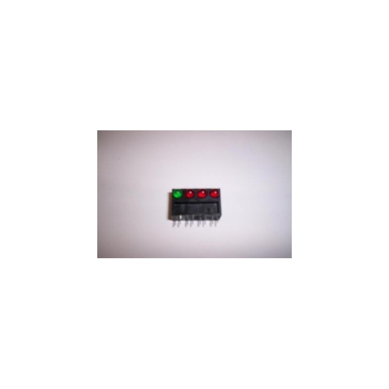 LED CBI  CIRCUIT BOARD INDICATOR DIALIGHT 550 SER P/N 550-0406-820  3 pezzi  lrx