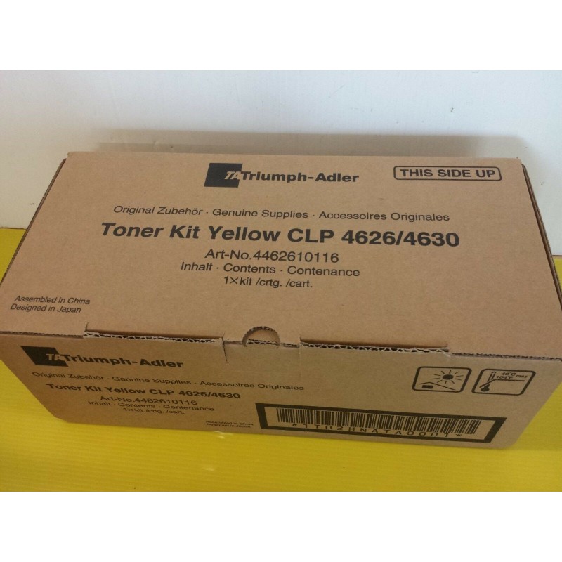 TRIUMPH-ADLER TONER KIT GIALLO CLP 4626/4630  ART. 4462610116   NUOVO ORIGINALE