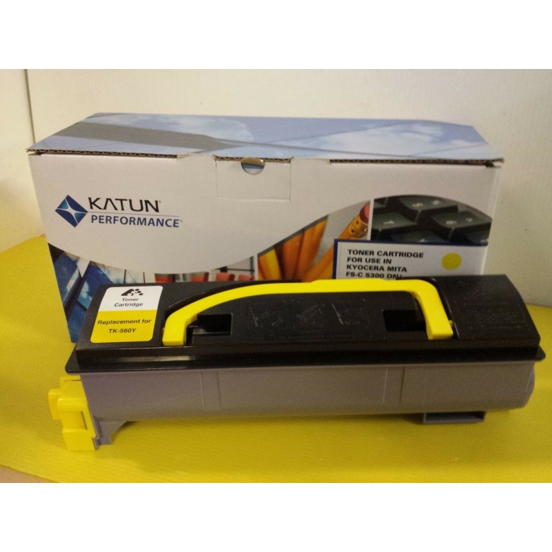 KATUN TONER TK-560Y PER KYOCERA MITA FS-C 5300 DN/C 5300 DN/KL3/C 5350 DN GIALLO