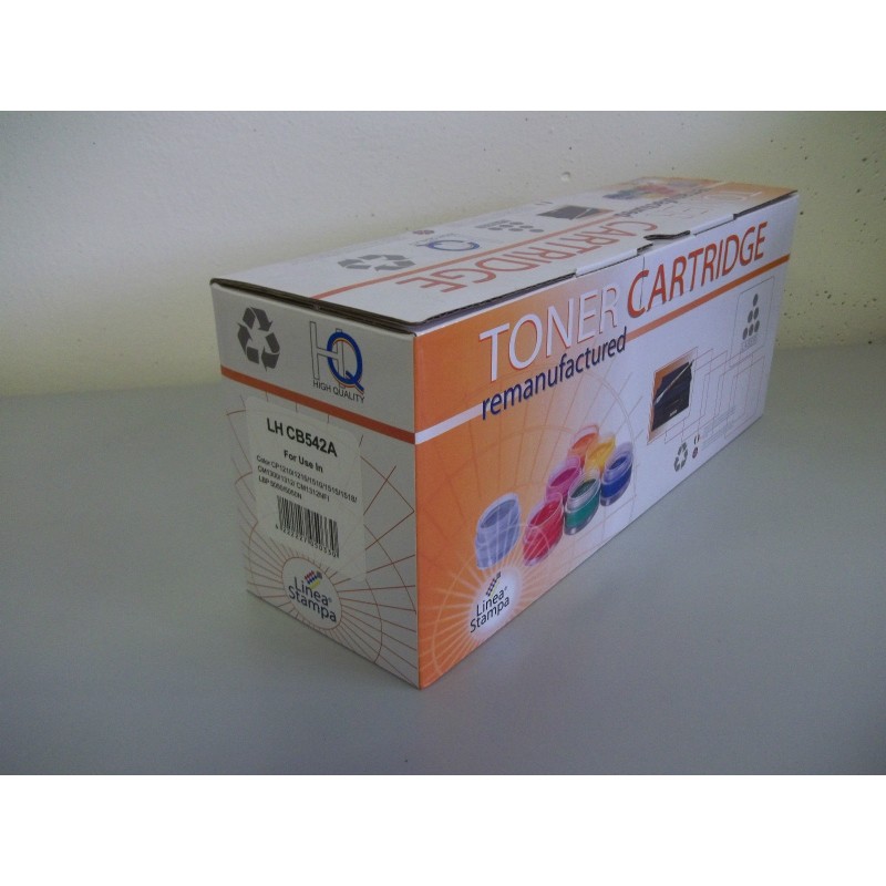 TONER COMPATIBILE HP CB542A YELLOW\GIALLO NUOVO VLX