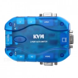 KVM 2 porte switch, scatola...