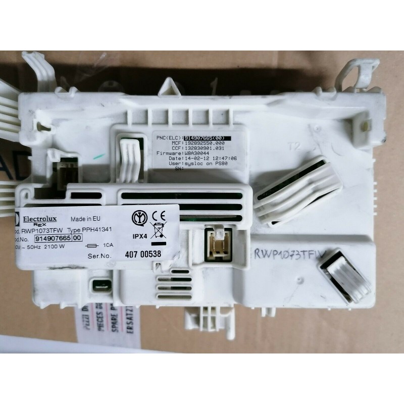 Scheda elettronica lavatrice Electrolux Rex RWP1073TFW  cod   91490766500USATO